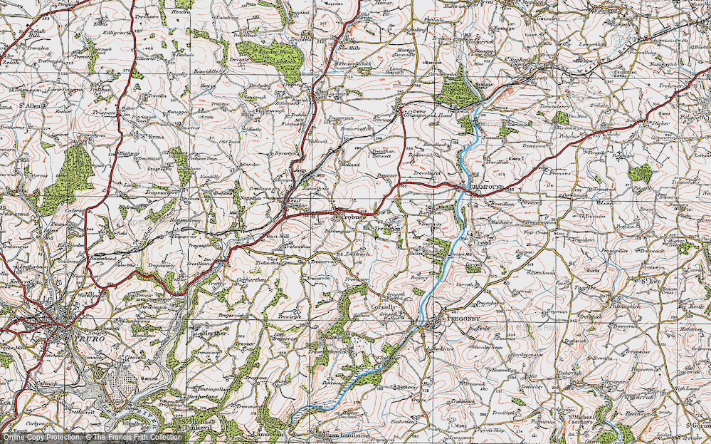Old Map of Parkengear, 1919 in 1919