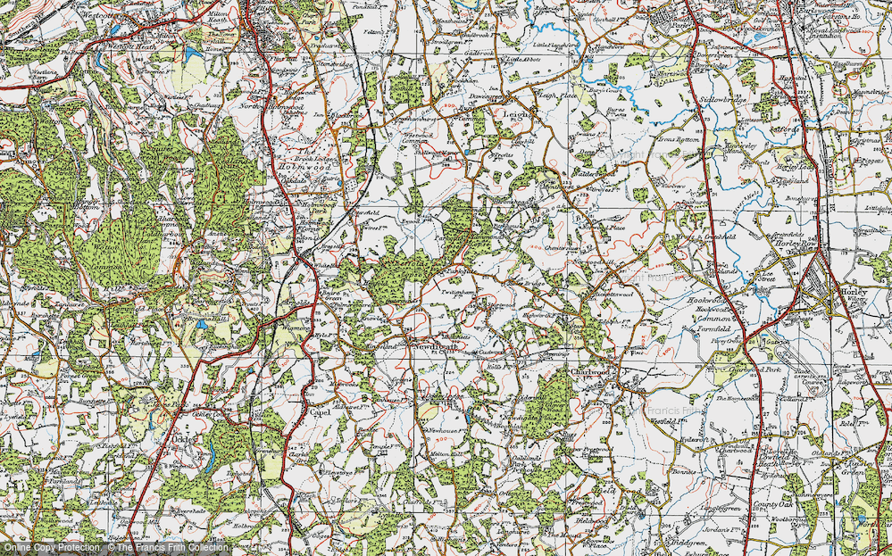 Old Map of Parkgate, 1920 in 1920
