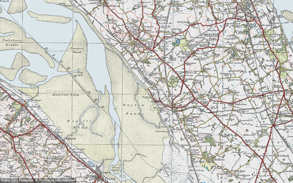 Old Map of Parkgate, 1924 in 1924