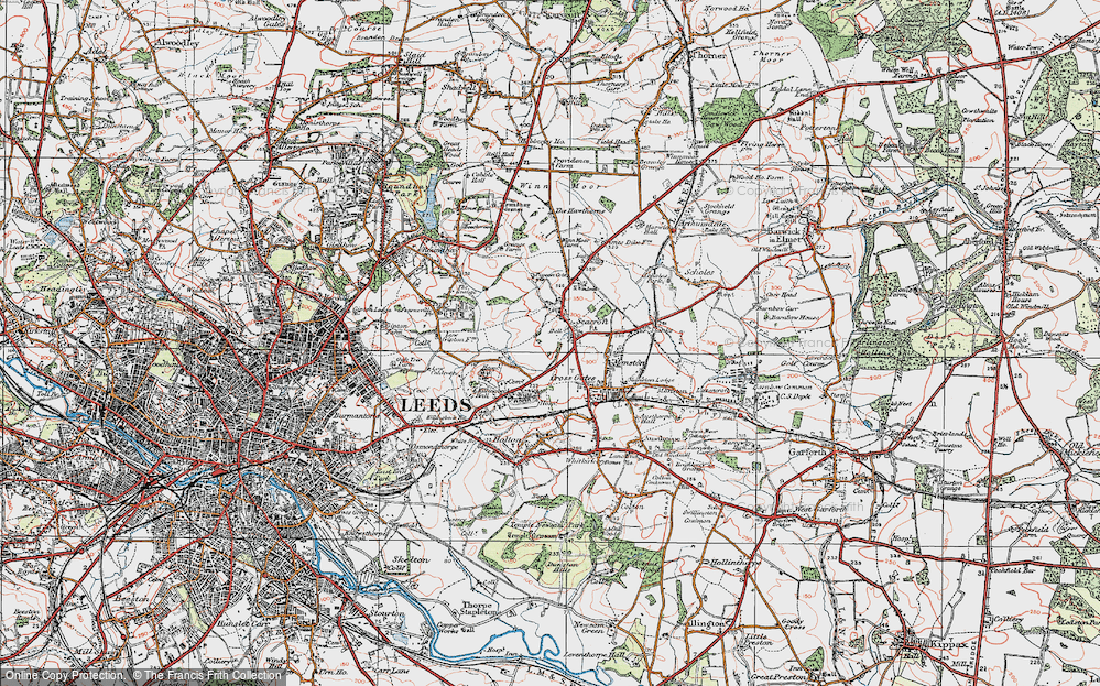 Old Map of Parklands, 1925 in 1925