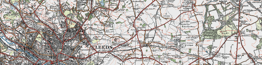 Old map of Parklands in 1925