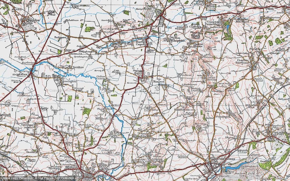 Old Map of Parkway, 1919 in 1919