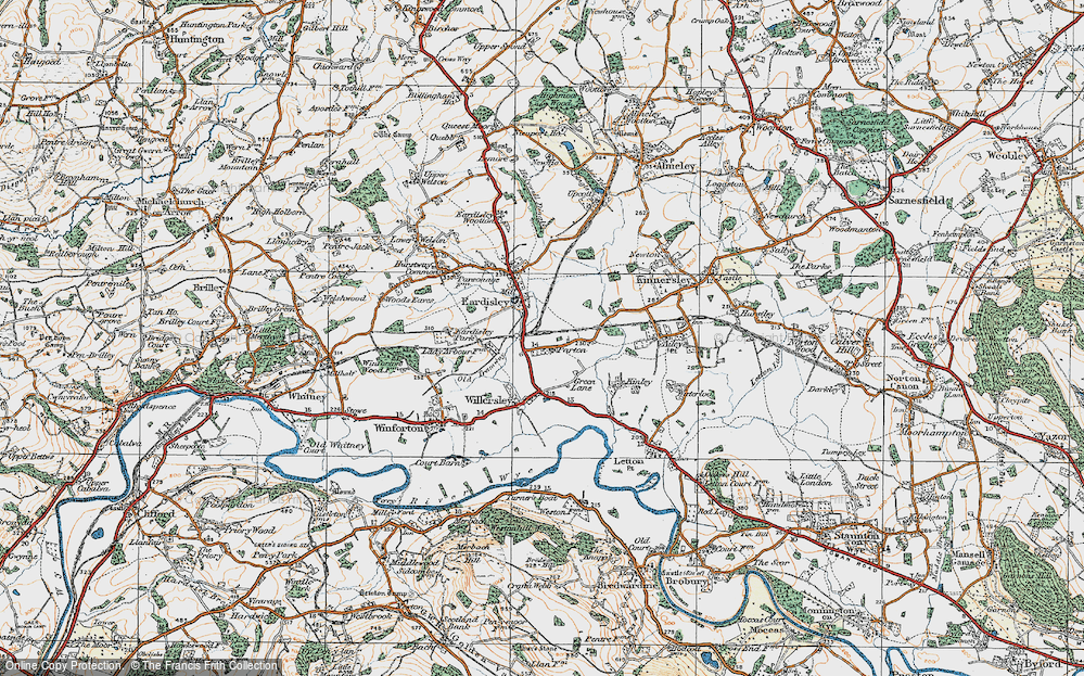 Old Map of Parton, 1920 in 1920