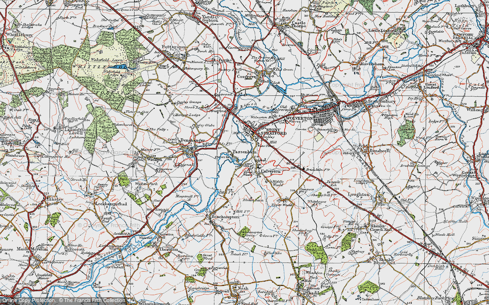 Old Maps of Passenham, Northamptonshire - Francis Frith