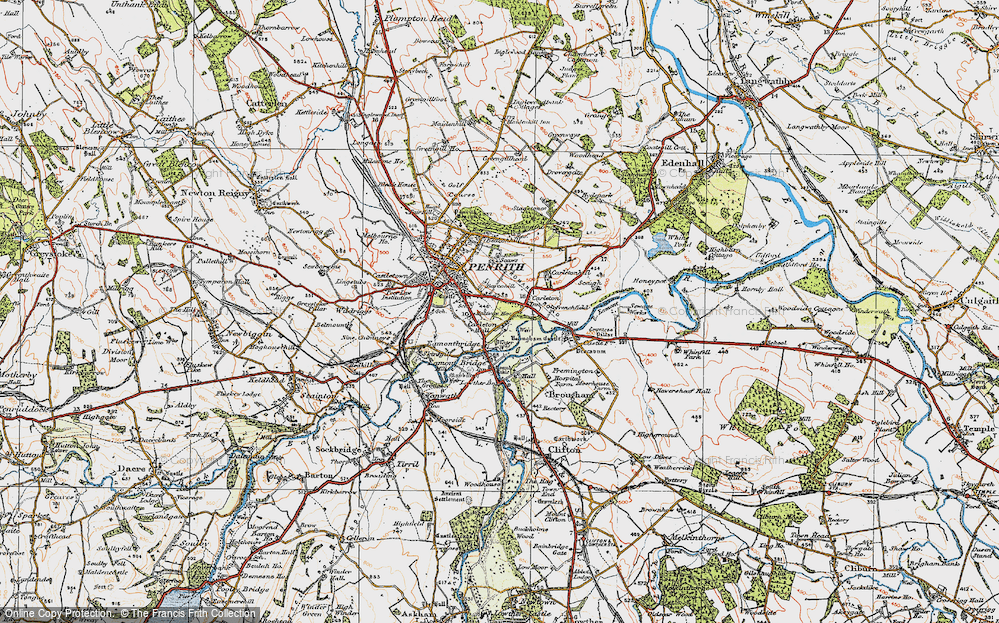 Old Map of Pategill, 1925 in 1925