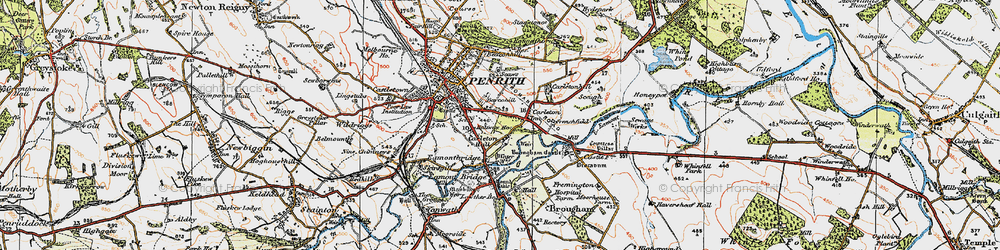 Old map of Pategill in 1925