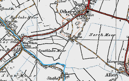 Old map of Pathe in 1919