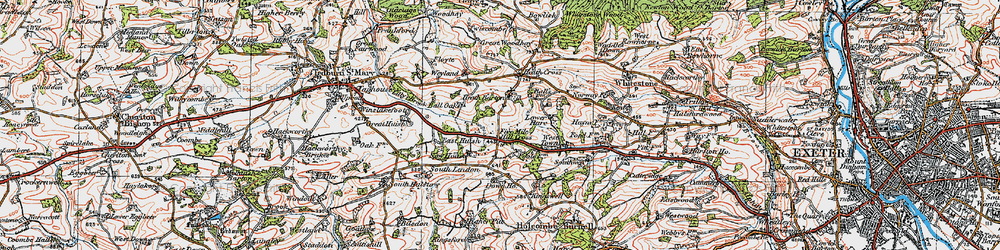 Old map of Pathfinder Village in 1919