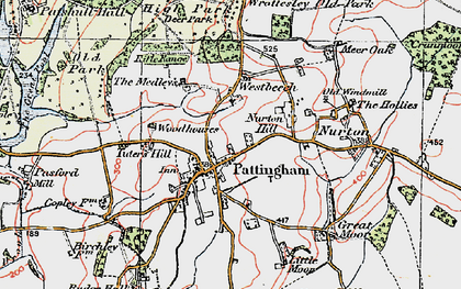 Old map of Westbeech in 1921