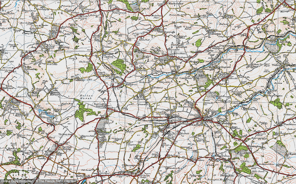 Old Map of Paulton, 1919 in 1919