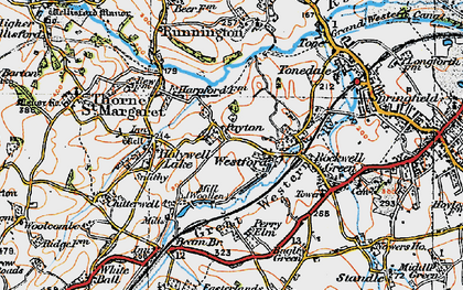 Old map of Payton in 1919