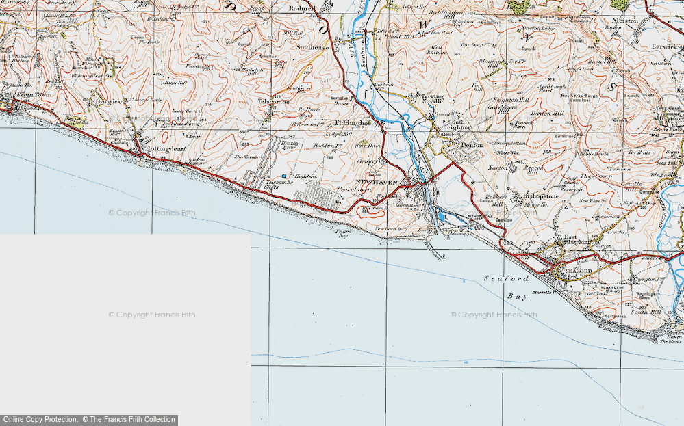 Old Map of Peacehaven Heights, 1920 in 1920