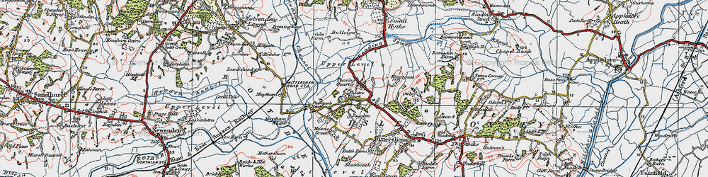 Old map of Peening Quarter in 1921