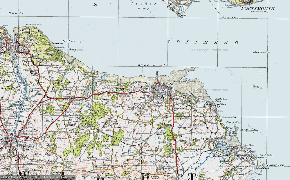 Old Map of Pelhamfield, 1919 in 1919