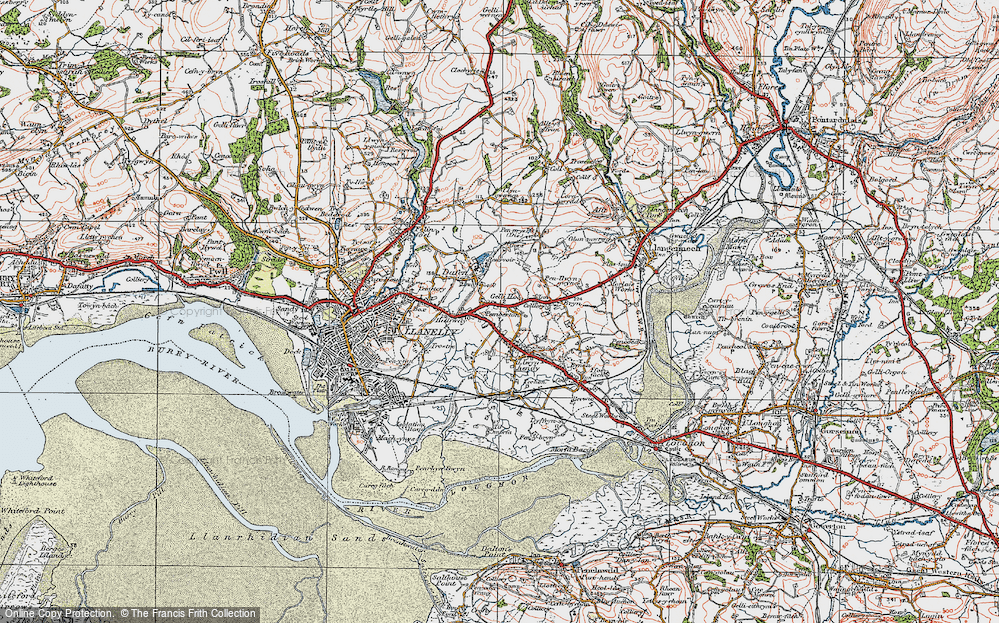 Old Map of Pemberton, 1923 in 1923