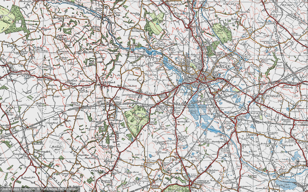 Old Map of Pemberton, 1924 in 1924