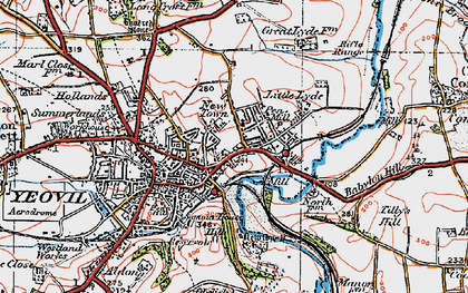 Old map of Pen Mill in 1919