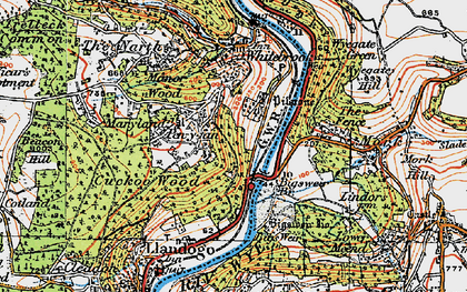 Old map of Bigsweir Ho in 1919