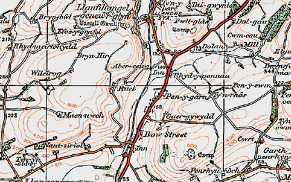 Old map of Wileirog in 1922