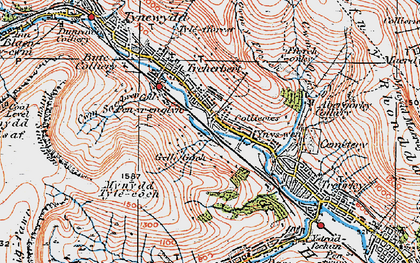 Old map of Pen-yr-englyn in 1923