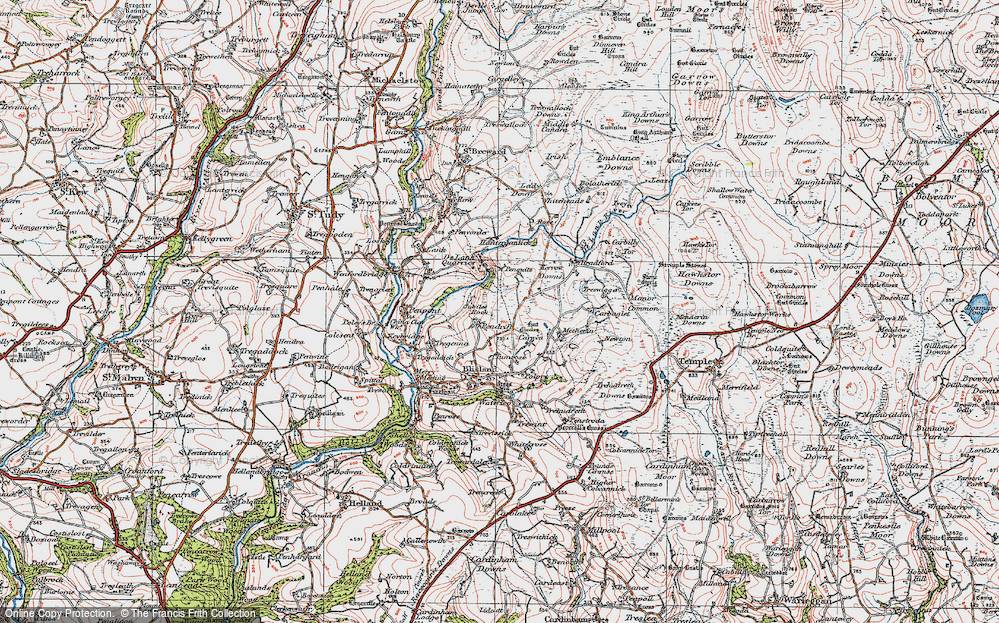 Old Map of Pendrift, 1919 in 1919