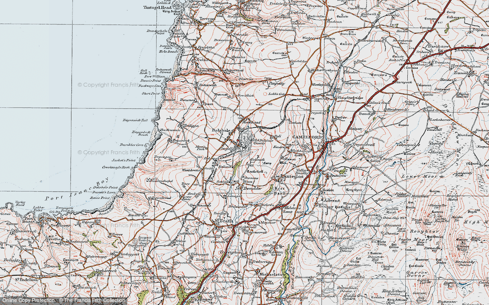 Old Map of Pengelly, 1919 in 1919