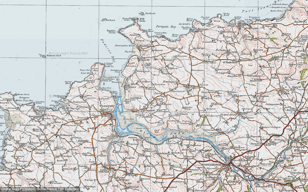 Old Map of Penmayne, 1919 in 1919