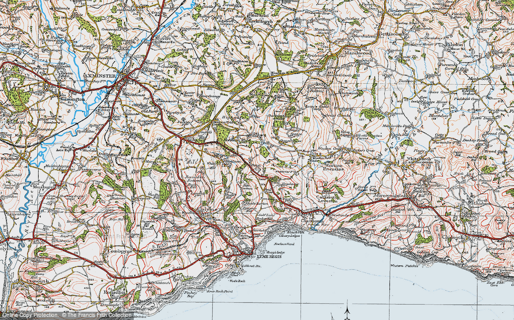 Old Map of Penn, 1919 in 1919