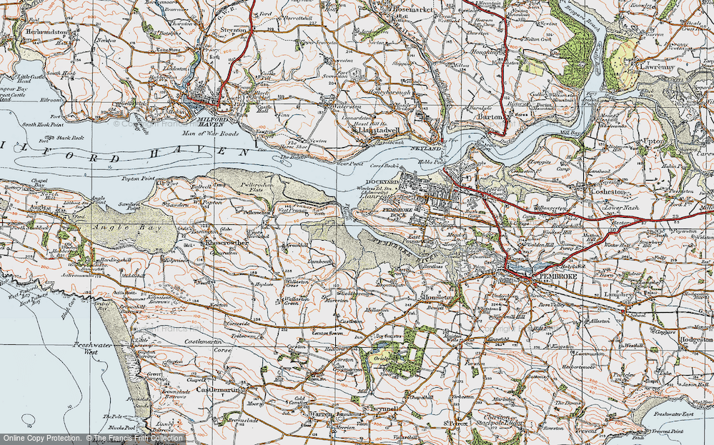 Old Map of Pennar Park, 1922 in 1922