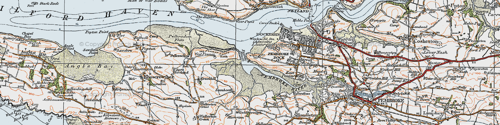 Old map of Pennar Park in 1922
