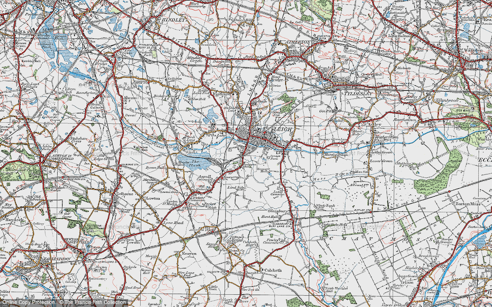 Old Map of Pennington, 1924 in 1924