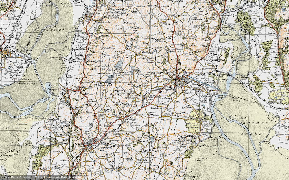 Old Map of Pennington, 1925 in 1925