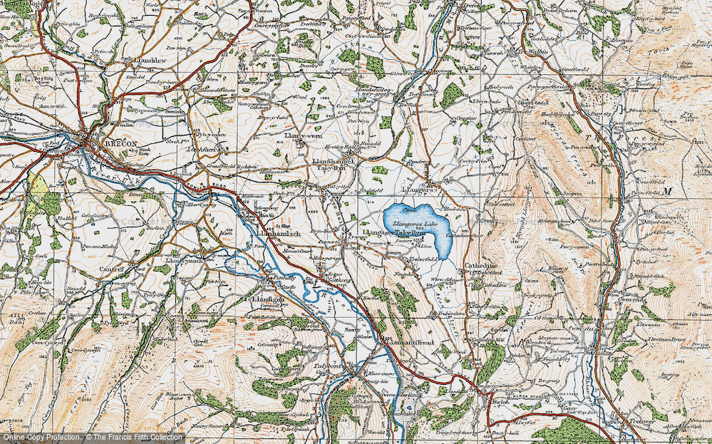 Old Map of Pennorth, 1919 in 1919