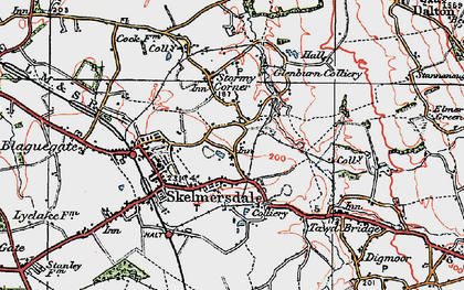 Old map of Pennylands in 1923