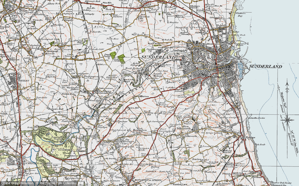 Old Map of Pennywell, 1925 in 1925