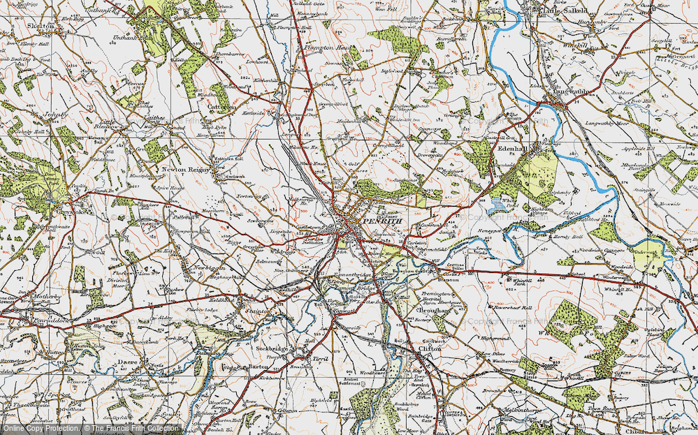 Old Maps Of Penrith Cumbria Francis Frith   Penrith 1925 Pop804141 