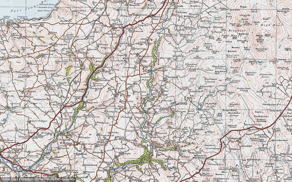 Old Map of Penrose, 1919 in 1919