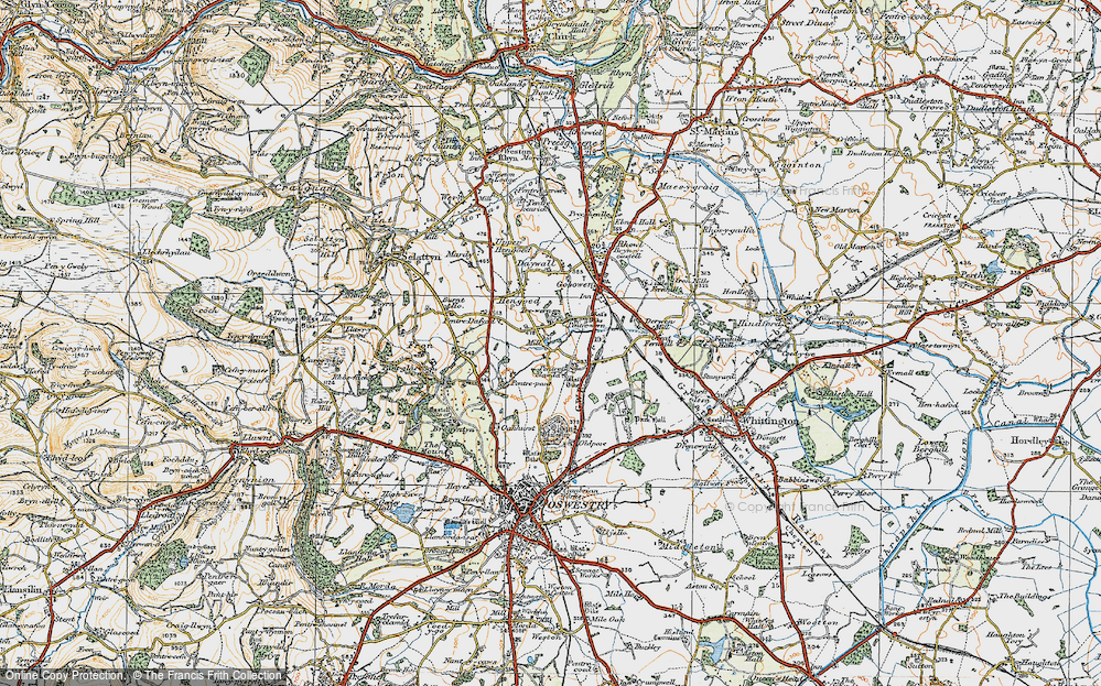 Pentre-clawdd, 1921