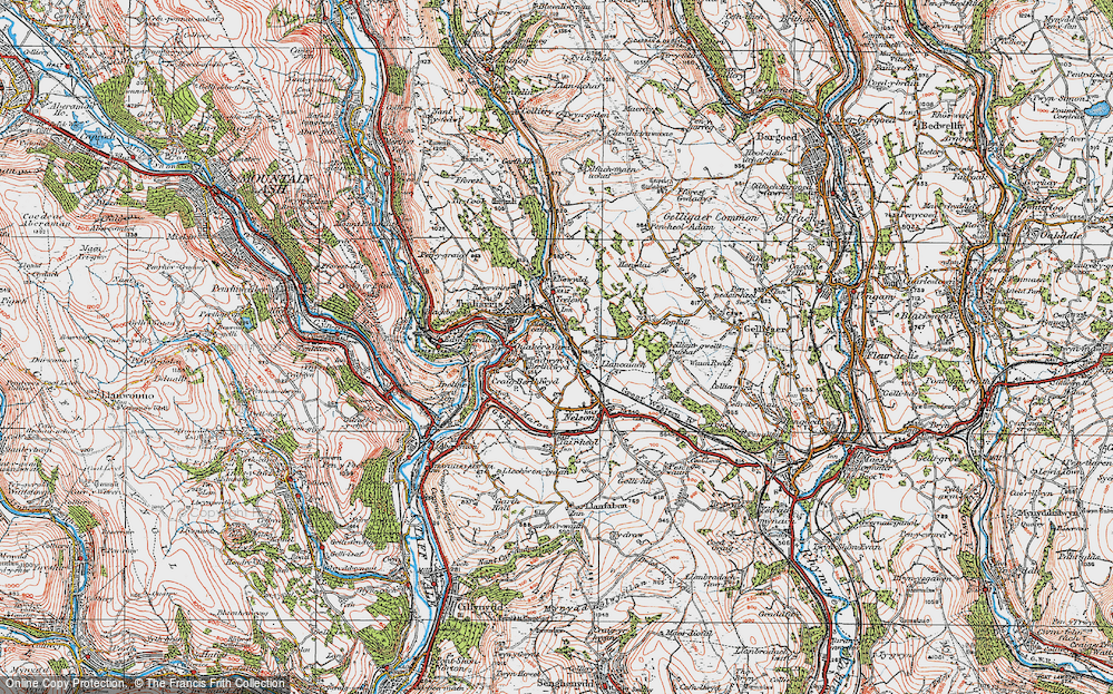 Old Map of Pentwyn Berthlwyd, 1919 in 1919