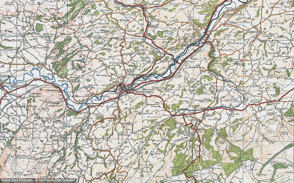 Old Map of Penygelli, 1920 in 1920