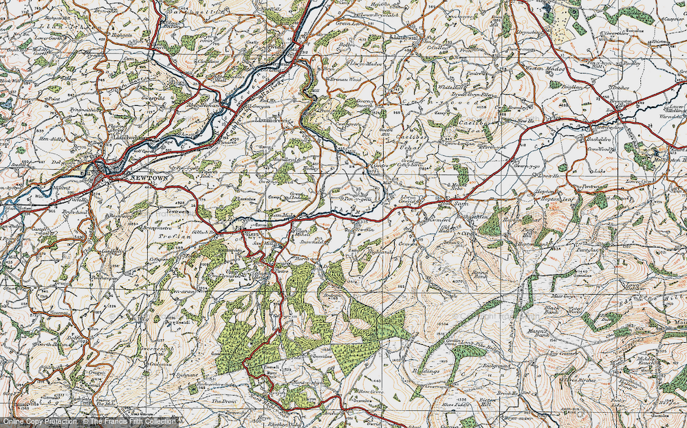 Old Map of Penygelli, 1920 in 1920