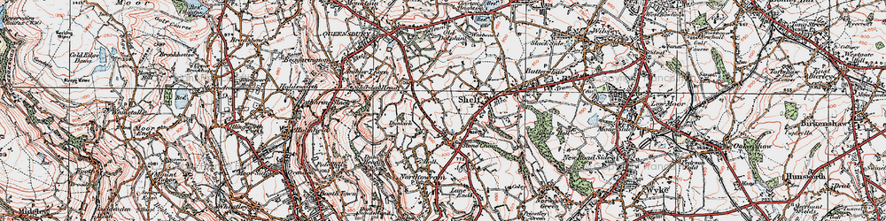 Old map of Pepper Hill in 1925