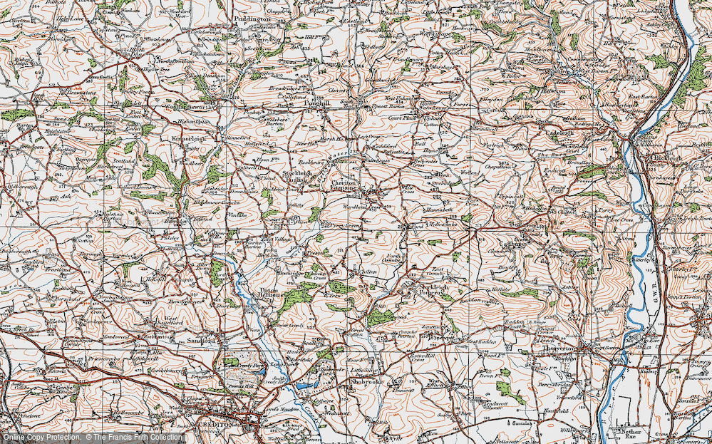 Old Map of Perry, 1919 in 1919