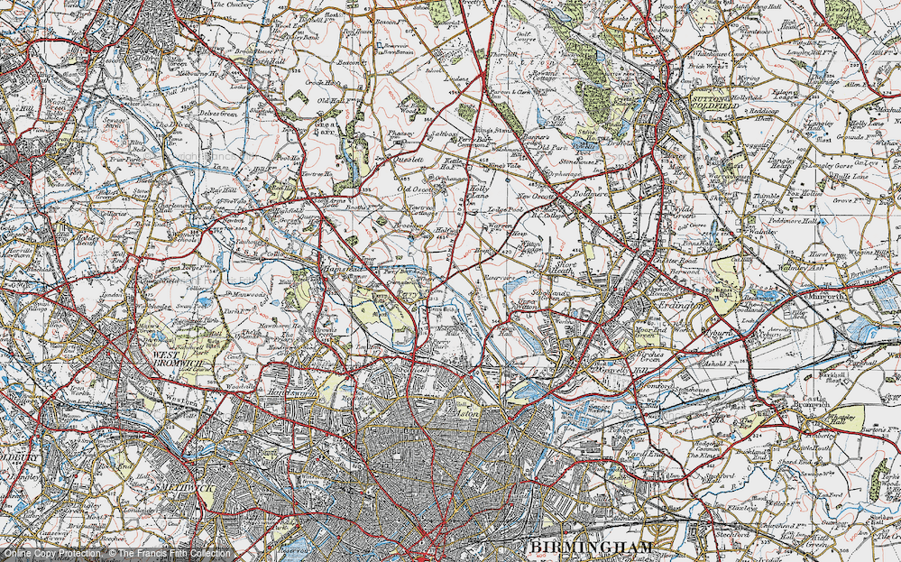 Old Map of Perry, 1921 in 1921