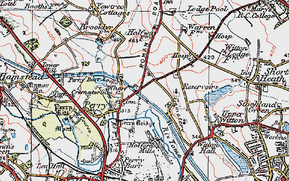 Old map of Perry in 1921