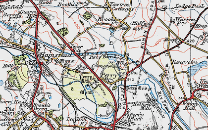 Old map of Perry Barr in 1921