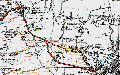 Old map of Perry Green in 1919