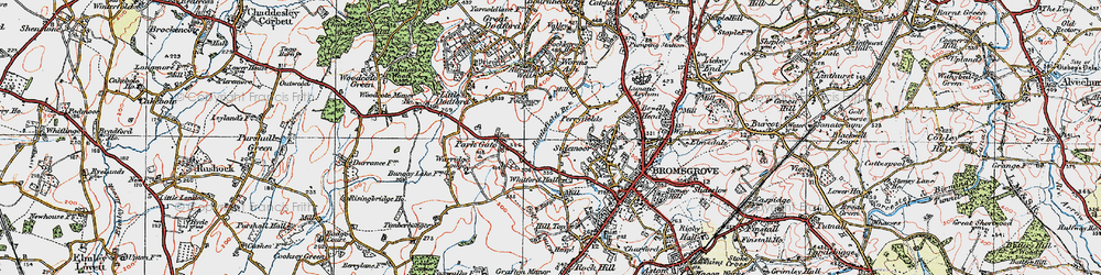 Old map of Perryfields in 1919