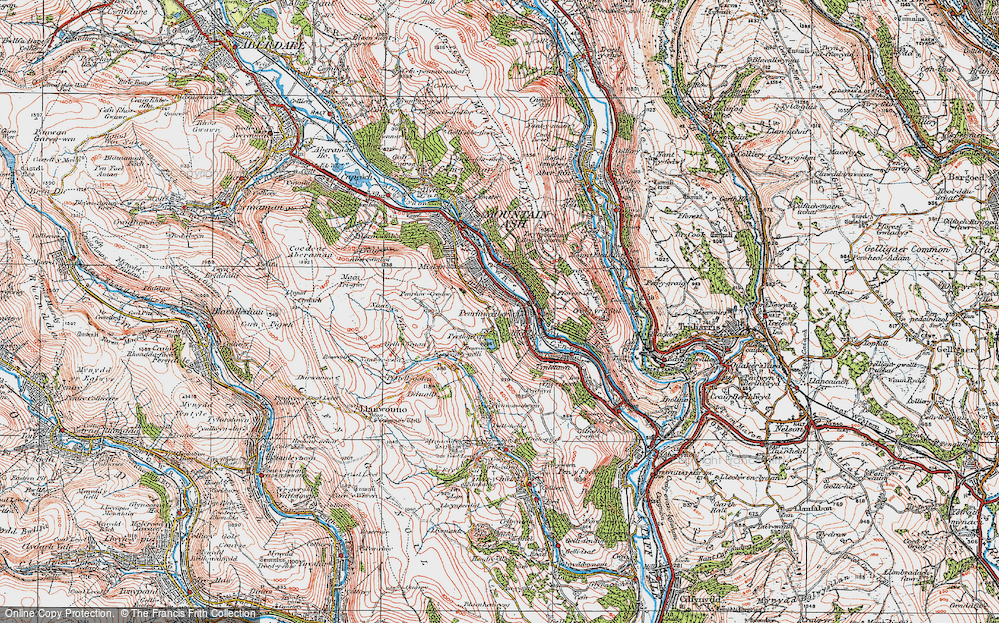 Old Map of Perthcelyn, 1923 in 1923