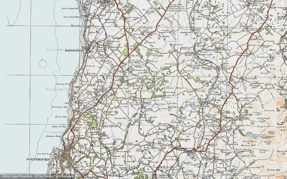 Old Map of Pica, 1925 in 1925